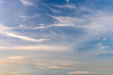Cirrus Cloud Under Sunlight