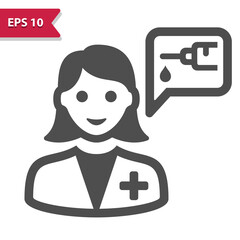 Woman Doctor Icon