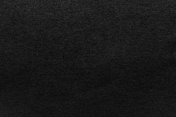 Black fabric canvas texture for background