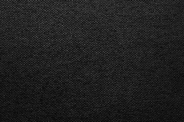 Black fabric canvas texture for background