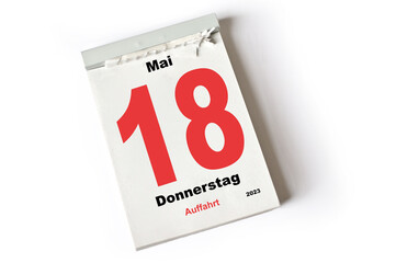 18. Mai 2023 Auffahrt