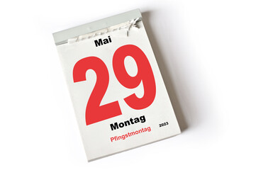 29. Mai 2023 Pfingstmontag