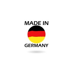 Made in Germany icon with shadow