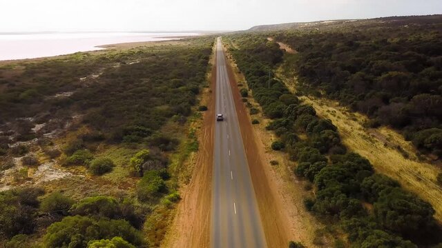 Tracking Car On Highway in Australia 