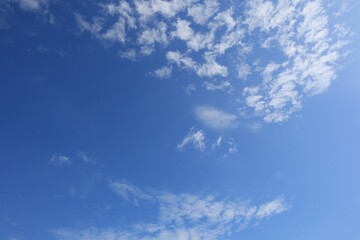 blue sky with clouds