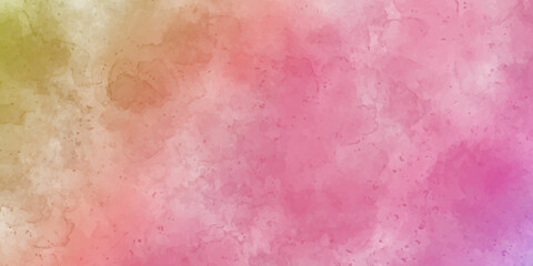 abstract watercolor background. Watercolor background pink painting with distressed texture and marbled grunge, soft fog or hazy lighting and pastel colors