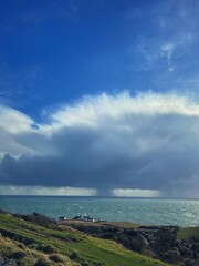 storm over the sea