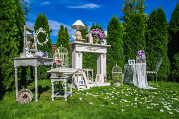gazebo in the garden