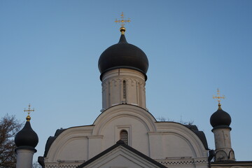 A christian church in the center of Moscow, Russia