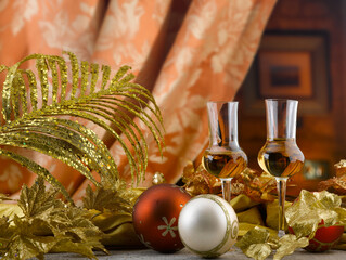 At Christmas it is nice to spend a family day with a toast in a warm and festive environment