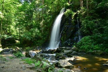 Obraz premium Stropnicky Waterfall, Theresa Valley