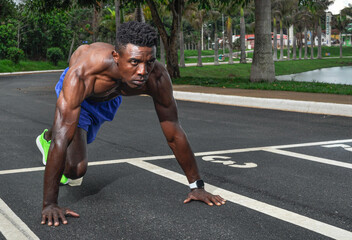 Black Man Atlete