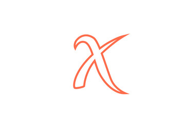 X alphabet letter logo icon. Creative design for company and business