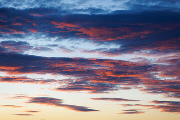 Dramatic sky during sunset © Brais Seara