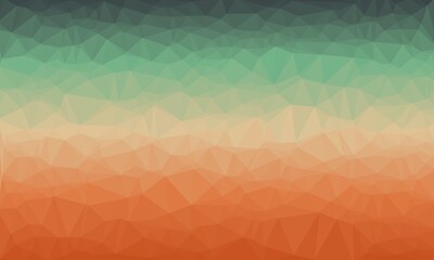 Fototapeta premium vibrant minimal multicolored polygonal background