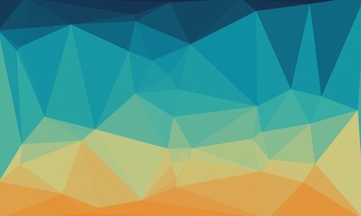 Obraz premium vibrant colorful geometric background with mosaic design
