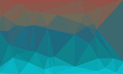 Obraz premium vibrant minimal multicolored polygonal background