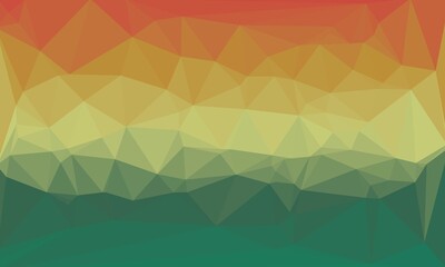 Fototapeta premium vibrant abstract multicolored background with poly pattern