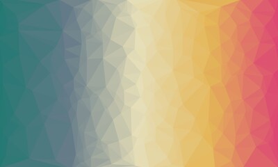 Obraz premium vibrant minimal multicolored polygonal background