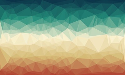 Obraz premium vibrant colorful geometric background with mosaic design