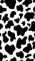 Black spots on a white background. Ink stains. Vector illustration