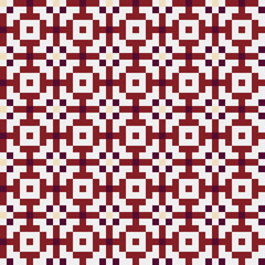 Abstract Cross Pattern generative computational art illustration