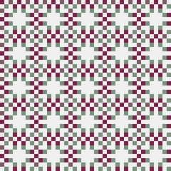 Fototapeta premium Abstract Cross Pattern generative computational art illustration