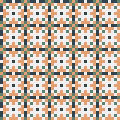 Abstract Cross Pattern generative computational art illustration