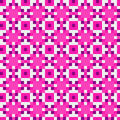 Abstract Cross Pattern generative computational art illustration