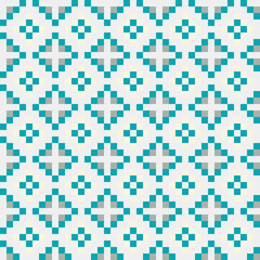 Abstract Cross Pattern generative computational art illustration