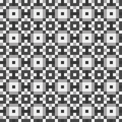 Abstract Cross Pattern generative computational art illustration
