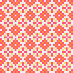 Abstract Cross Pattern generative computational art illustration