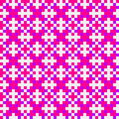 Abstract Cross Pattern generative computational art illustration