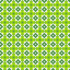 Abstract Cross Pattern generative computational art illustration