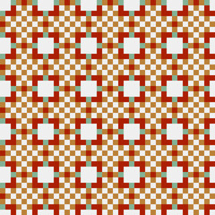 Abstract Cross Pattern generative computational art illustration