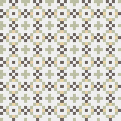 Abstract Cross Pattern generative computational art illustration
