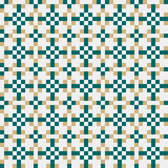 Abstract Cross Pattern generative computational art illustration