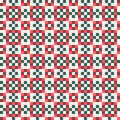 Fototapeta premium Abstract Cross Pattern generative computational art illustration