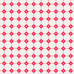 Abstract Cross Pattern generative computational art illustration