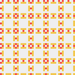 Abstract Cross Pattern generative computational art illustration