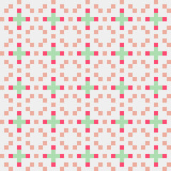Abstract Cross Pattern generative computational art illustration
