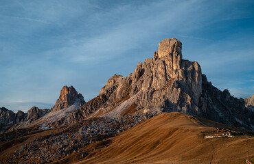 Mountain landscape in the Dolomites, Italy