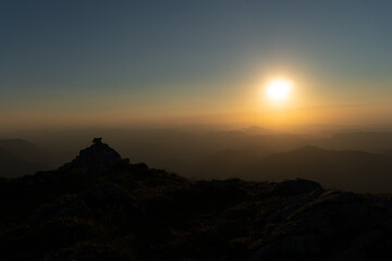 Sonnenuntergang am Ötscher