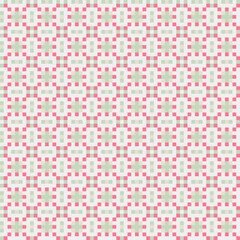 Abstract Cross Pattern generative computational art illustration