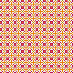 Abstract Cross Pattern generative computational art illustration