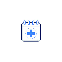 Obraz premium Schedule vector icon illustration sign