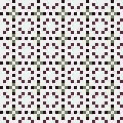 Fototapeta premium Abstract Cross Pattern generative computational art illustration