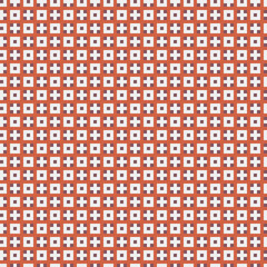 Abstract Cross Pattern generative computational art illustration