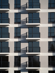 Construction of housing for people - construction site