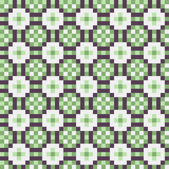 Abstract Cross Pattern generative computational art illustration